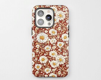 Vintage Daisies Flowers - Phone Case for iPhone 15 14 13 12 11 Pro Max - Tough Case for Samsung Galaxy S24 23 22 - Unique Gift for Him Her