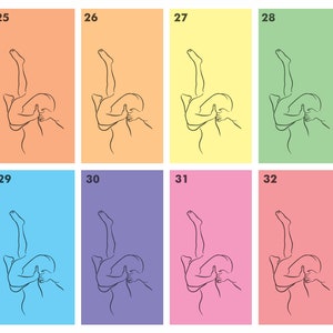 Man Eating Ass and Pussy - Erotic Line Art - Color Options - Clear Case for iPhone 15 14 Pro - Unique Phone Case Gift Her Him image 5