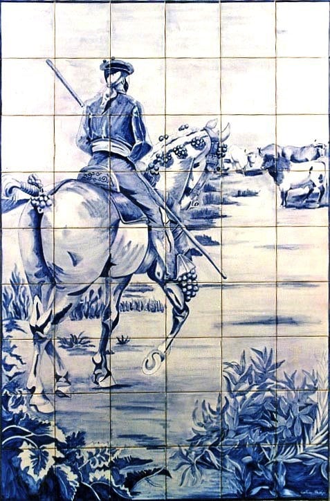 Fresque Murale En Céramique Pour Cheval – 36x24 Pouces, 24 Carreaux De 6x6, Aspect Photo Réaliste