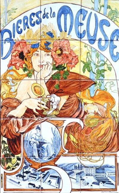 Alphonse Mucha (1860-1939), "Repos de la Nuit" - Holton Studio Frame-Makers