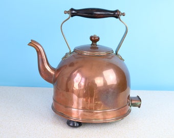 Electric kettle | Etsy PREMIER' COPPER ELECTRIC KETTLE