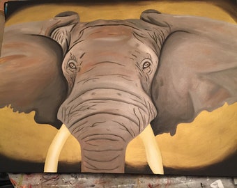 Pintura de elefante