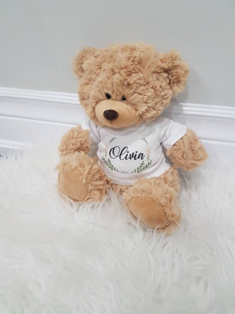 Personalized Teddy Bear Custom Teddy Bear Gift for Newborn Etsy Canada