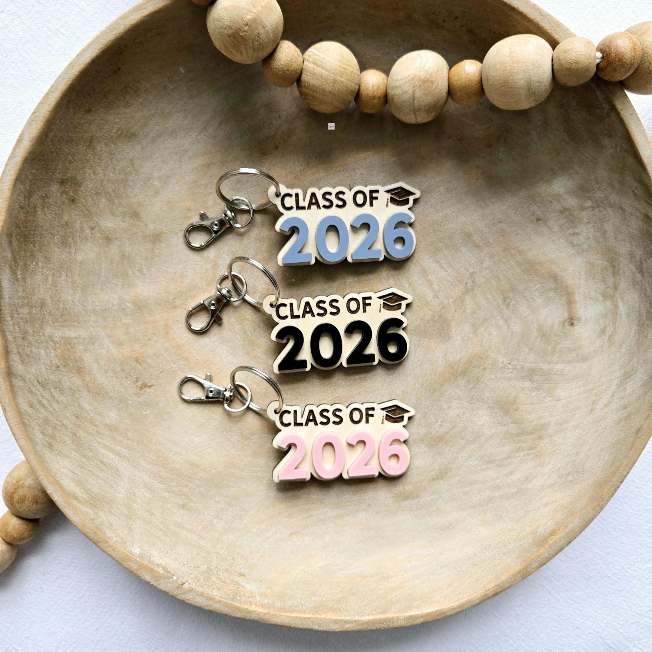 Class of 2026 Keychain, Graduation Keychain Gift, Custom Graduation ...
