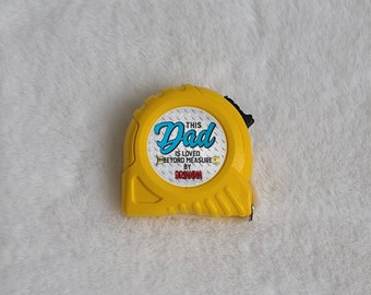 Personalized tape measure, custom tape measure, father's day gift, gift for dad, gift for father, custom made father's day gift