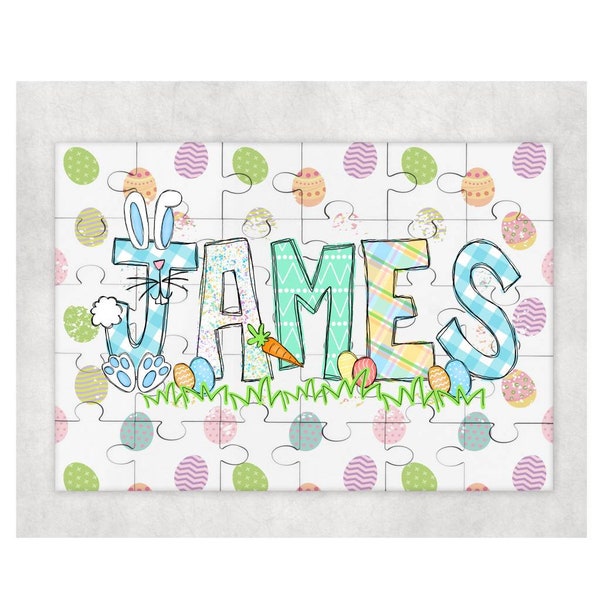 Personalized Easter puzzle gift for kids, first Easter gift, Personalized Easter gift for kids, custom made Easter puzzle, Easter gifts