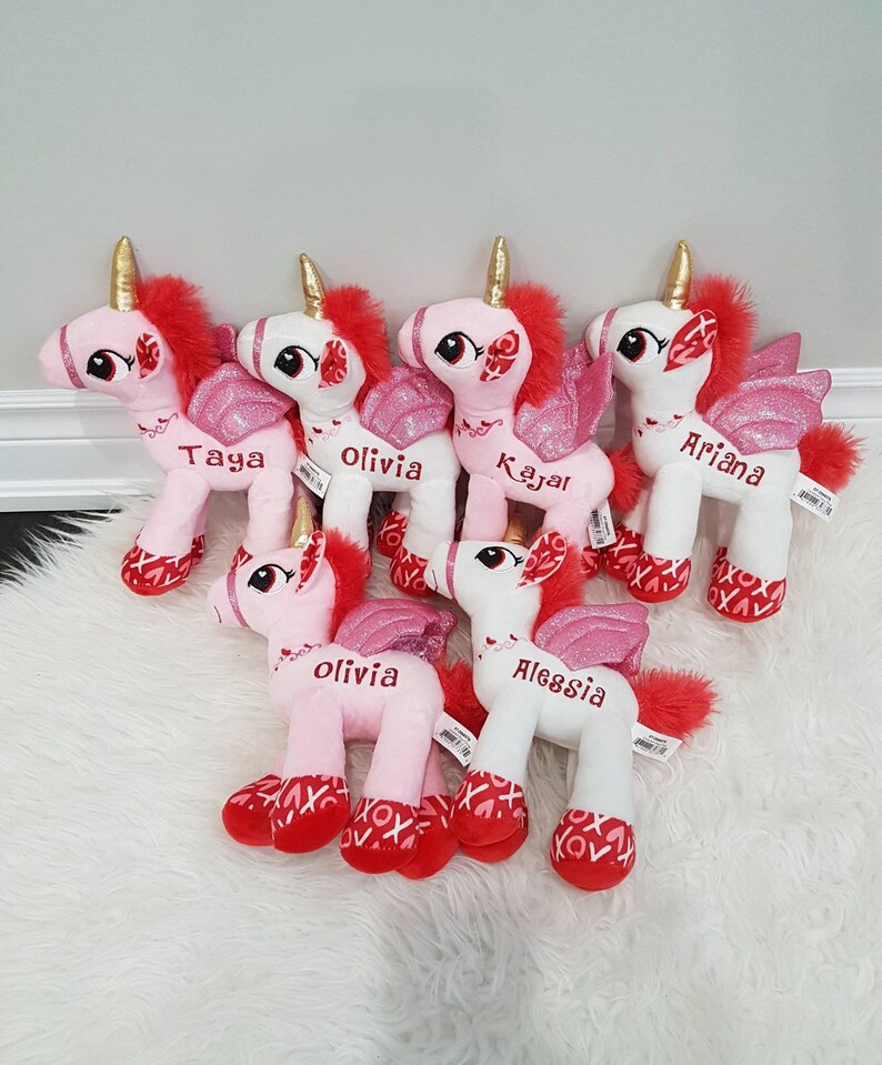 personalized valentine plush