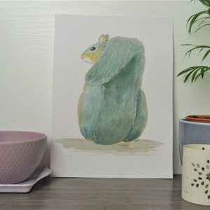 Arte dello scoiattolo, Pittura della fauna selvatica, Immagine di animali del bosco