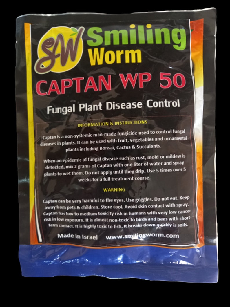 100 Grams - CAPTAN WP 50 - Plant Fungal Disease Control for Home