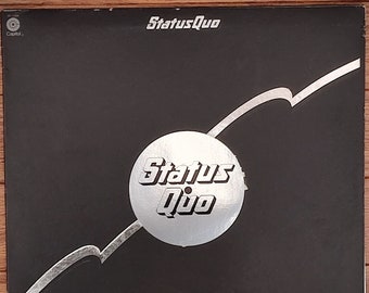 Status Quo - Status Quo - 1976 vinyl album - rare British import with inserts