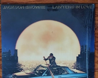 Jackson Browne Lawyers in Love Stereo Vinyl LP 1983 Asylum Records