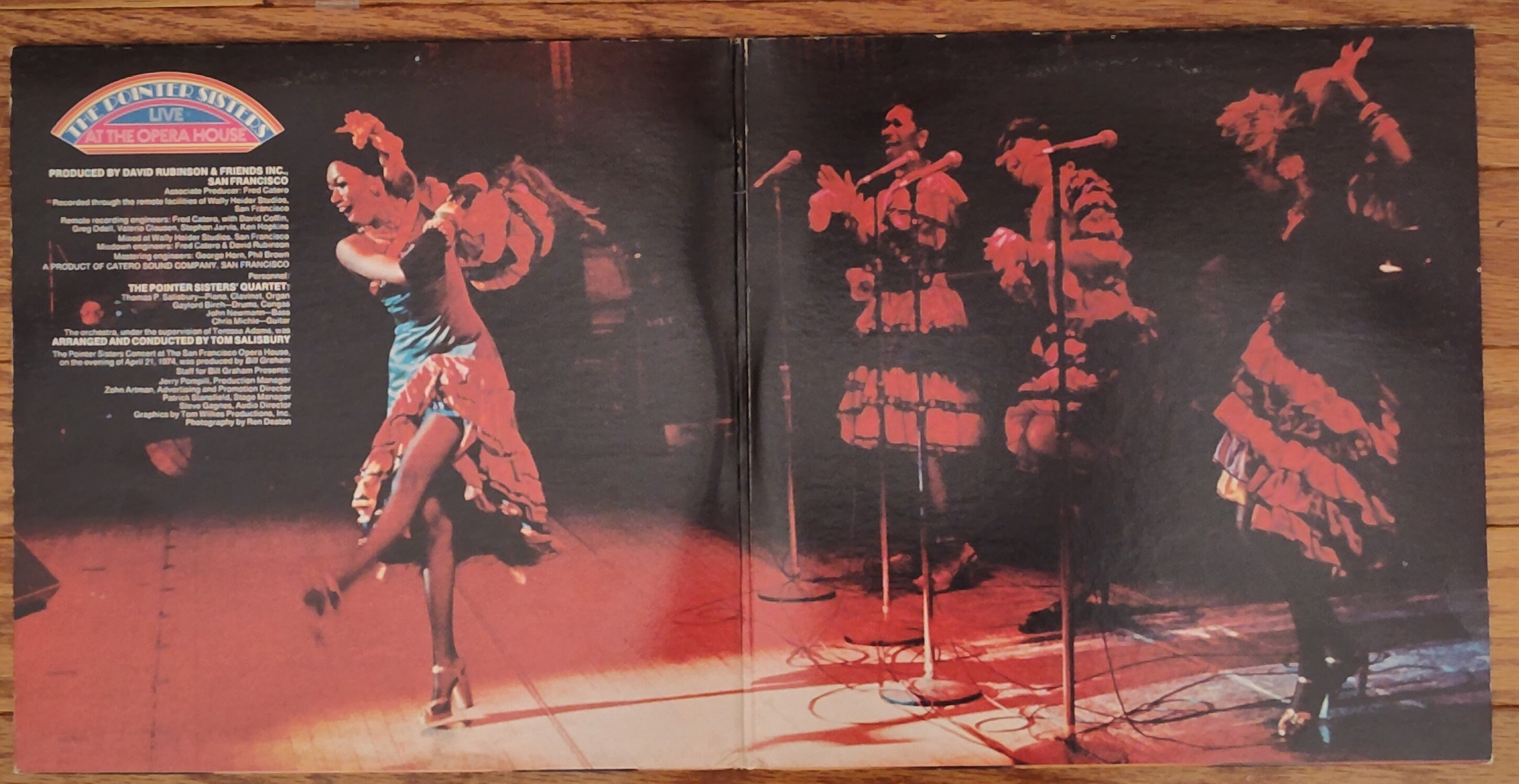 The Pointer Sisters - Live at the Opera House - 1974 Vinyl Double Album ...