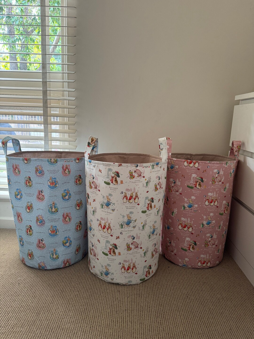 Peter Rabbit Toy Storage, Peter Rabbit Fabric Toy Bin, Peter Rabbit ...