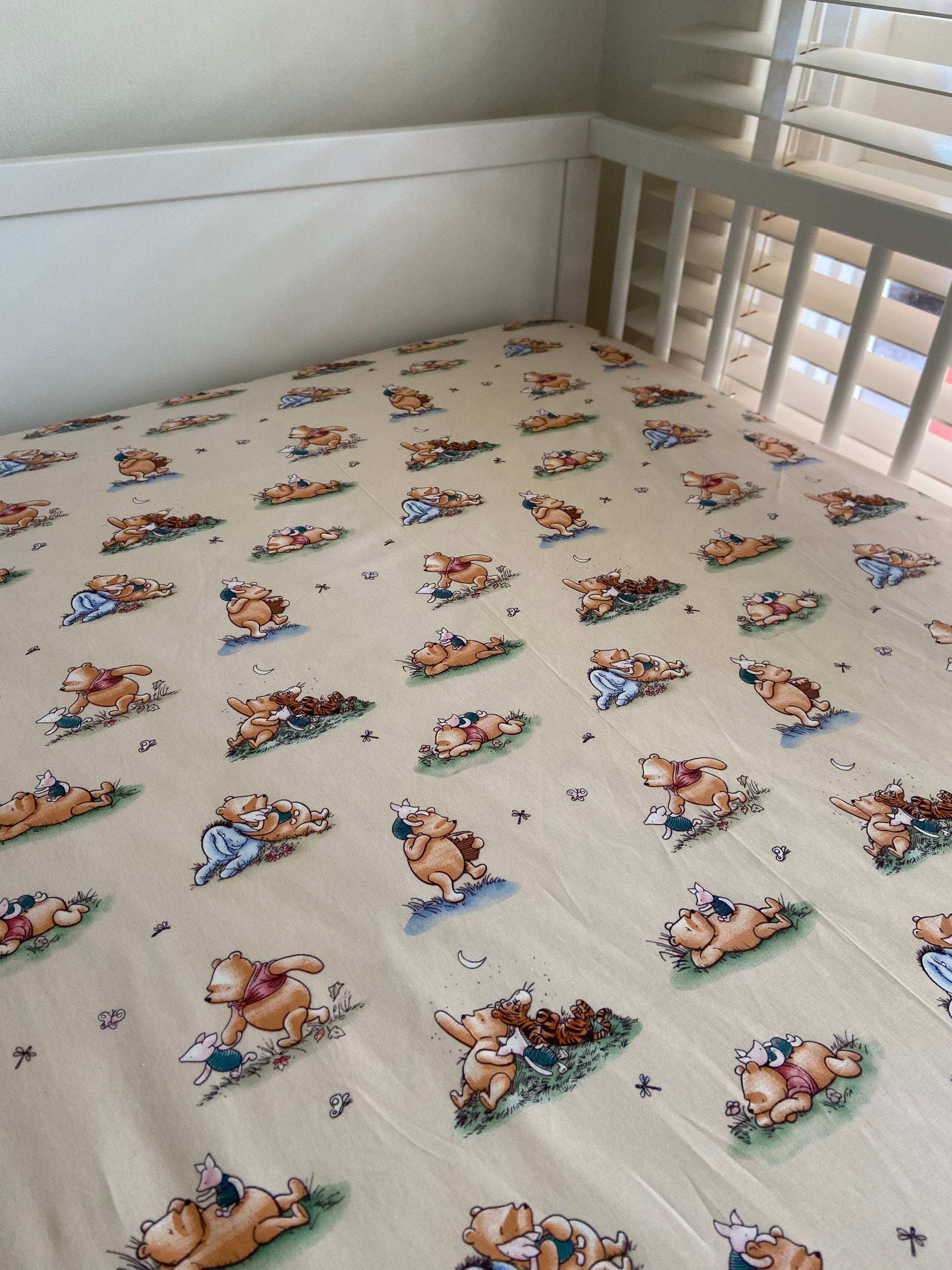 Winnie the pooh cot sheets sale