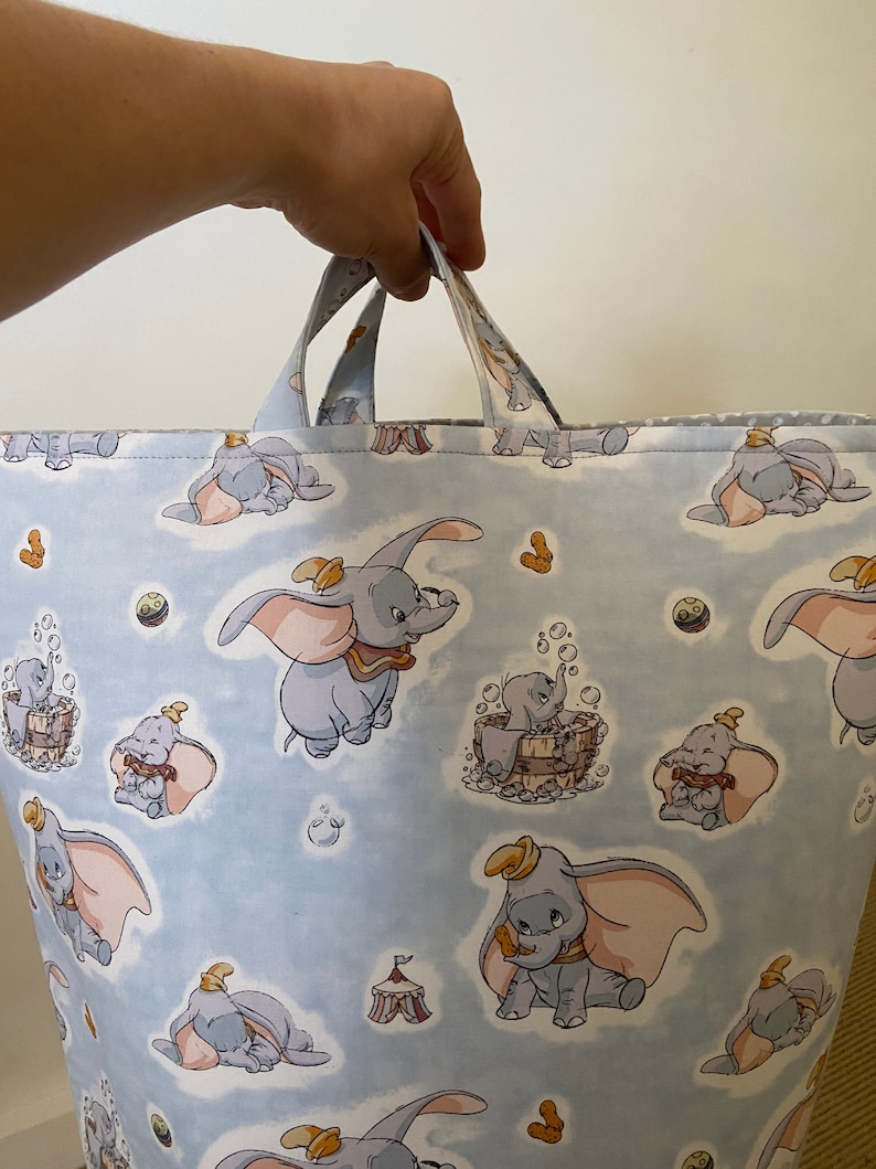 Dumbo Fabric Toy Bin, Nursery Storage Hamper - Etsy