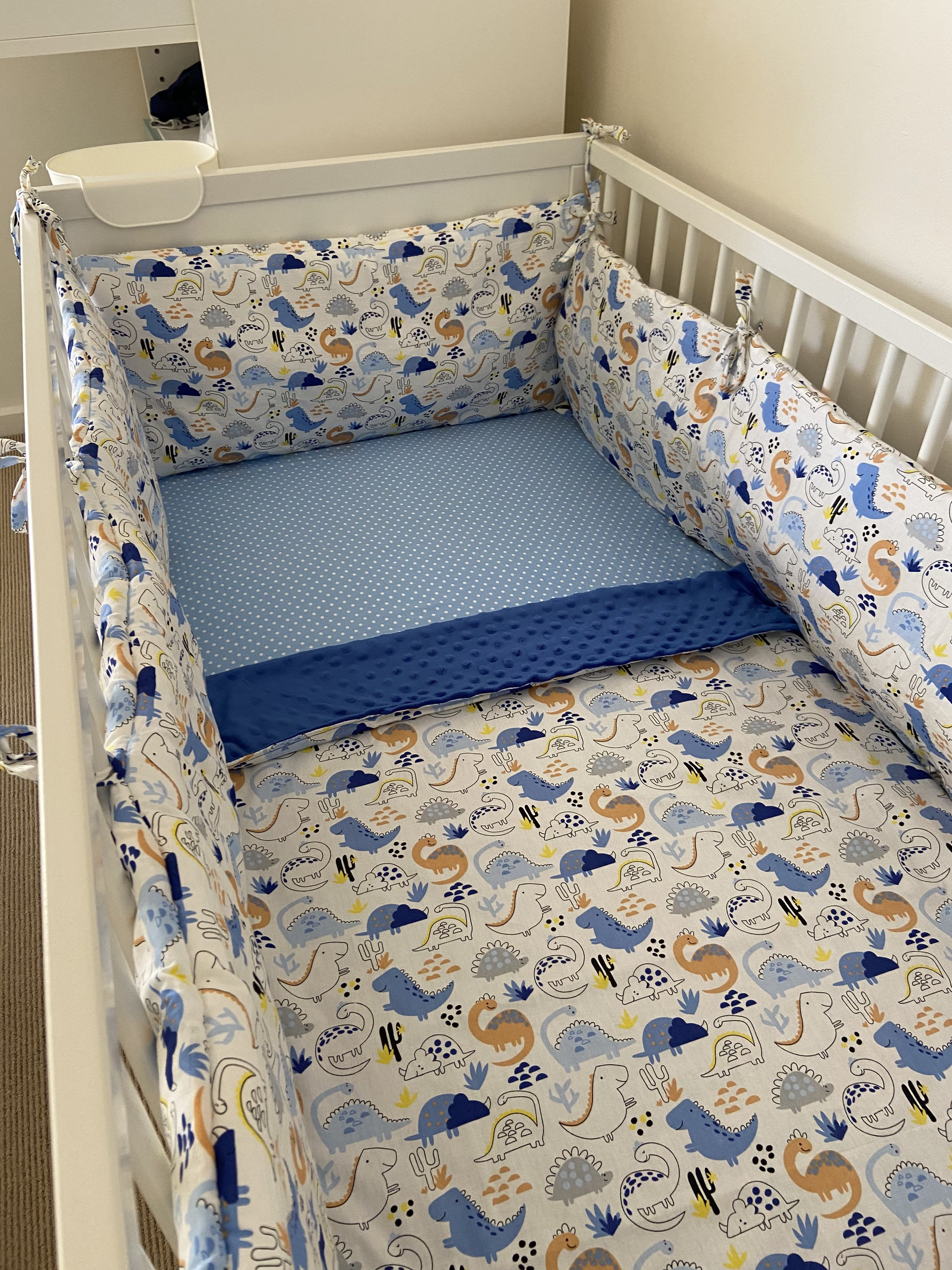 Dinosaurs Baby Blanket / Baby Blanket With Dinosaurs and Minky Etsy