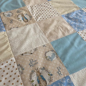 Peter Rabbit Patchwork Quilt, Peter Rabbit Blanket, Peter Rabbit ...