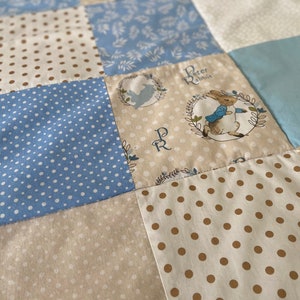 Peter Rabbit Patchwork Quilt, Peter Rabbit Blanket, Peter Rabbit ...