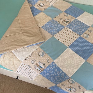 Peter Rabbit Patchwork Quilt, Peter Rabbit Blanket, Peter Rabbit ...