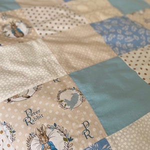 Peter Rabbit Patchwork Quilt, Peter Rabbit Blanket, Peter Rabbit ...