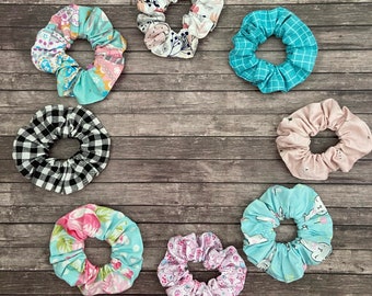 Scrunchies, Cotton Scrunchies, Gift for her