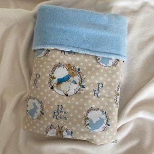 Peter Rabbit baby blanket, Peter Rabbit blanket, Peter Rabbit baby, Peter Rabbit crib bedding, Peter Rabbit baby bedding, Minky baby blanket