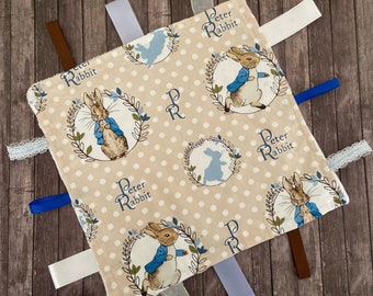 Peter Rabbit Baby Lovey, Edredón Minky de algodón orgánico