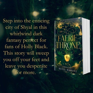 Autographed Editions of The Faerie Throne by Belle Manuel