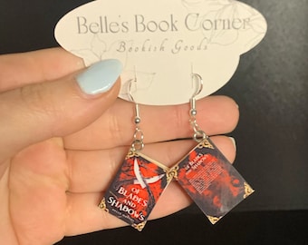 Custom New Adult Fantasy Book Earrings