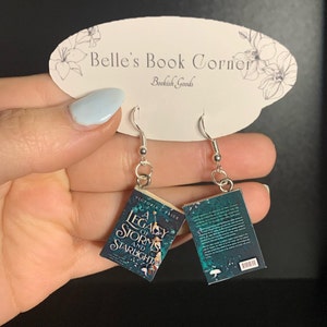 Custom Indie Book Earrings - Dangle