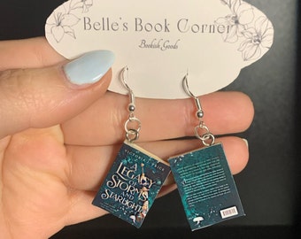 Custom Indie Book Earrings