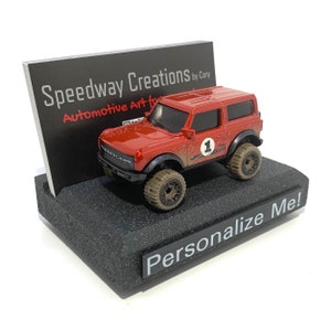Porte-cartes de visite Bronco - Art Bronco personnalisé pour votre bureau, bureau ou entreprise - Cadeau Bronco personnalisé unique - Accessoire Bronco
