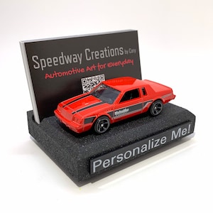Porte-cartes de visite Regal GNX - Porte-cartes personnalisé - Art automobile pour votre bureau, bureau ou homme des cavernes - Un cadeau personnalisé unique !