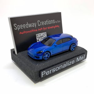Porte-cartes de visite Panamera - Accessoire Panamera - Cadeau Panamera - Bureau Panamera, bureau, entreprise - Cadeau voiture !