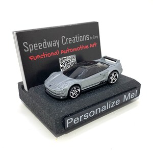 Porte-cartes de visite NSX - Art NSX pour votre bureau, bureau ou espace de travail - Cadeau/accessoire NSX personnalisé - Supercar à moteur central