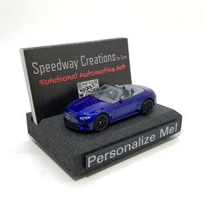 Porte-cartes de visite AMG SL 63 - Art automobile allemand pour votre bureau - Accessoire cadeau SL 63 - Cadeau voiture allemande - Cadeau voiture