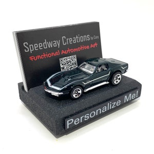 Porte-cartes de visite C3 Vette - Cadeau personnalisé C3 Stingray - Accessoire Vette pour votre bureau ou votre espace de travail !