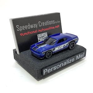 Porte-cartes de visite Challenger SRT - oeuvre d'art Challenger pour votre bureau, bureau ou espace de travail - cadeau Challenger personnalisé - accessoire Challenger
