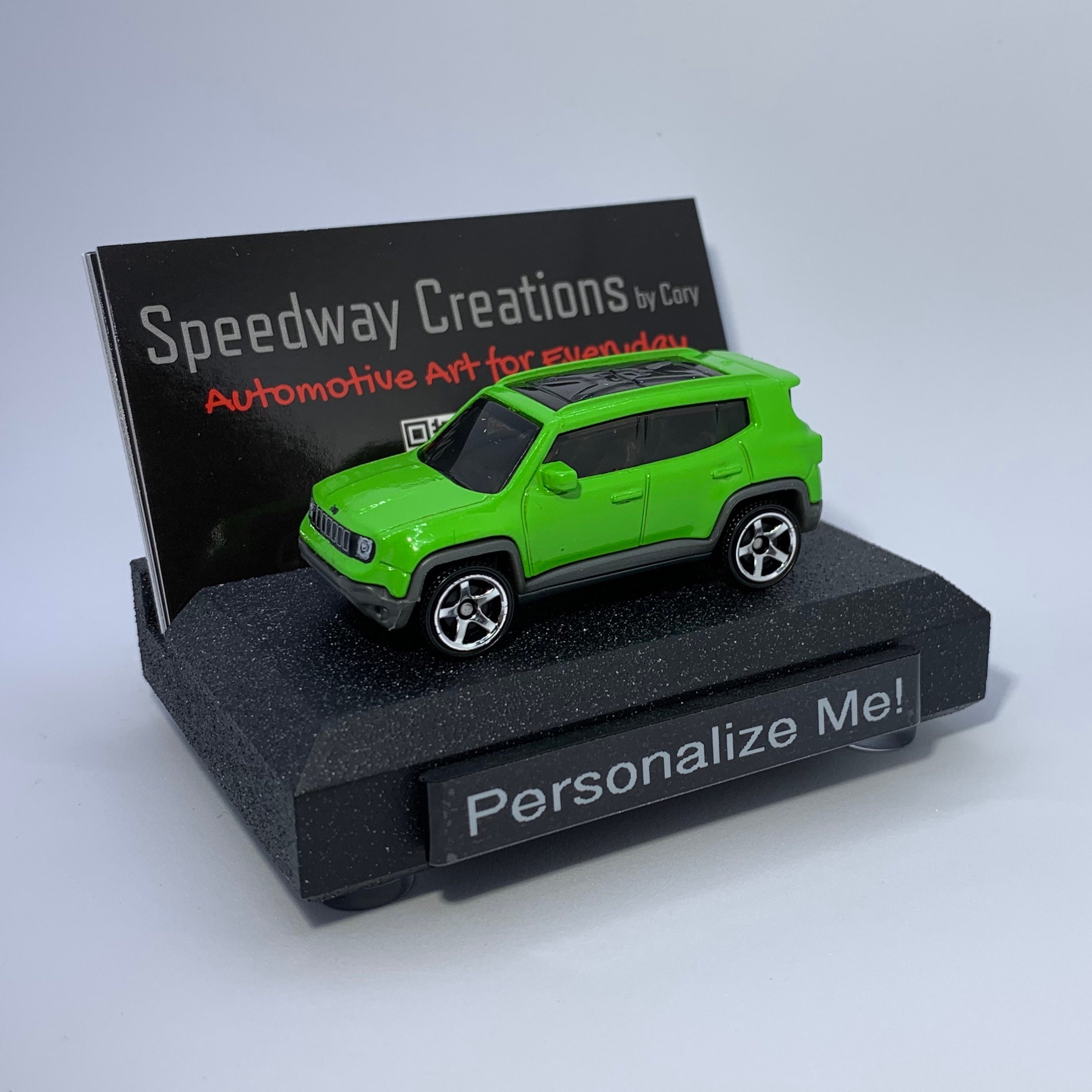 Jeep Renegade Business Card Holder Automotive Art for Your Etsy