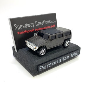Porte-cartes de visite Hummer H2 - Art Hummer H2 pour votre bureau, bureau ou entreprise - Un cadeau personnalisé Hummer H2 unique !