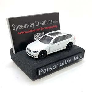 Porte-cartes de visite personnalisé allemand Série 3 Touring Wagon - Un accessoire de la Série 3 pour votre bureau ou votre entreprise - Un cadeau unique de la Série 3
