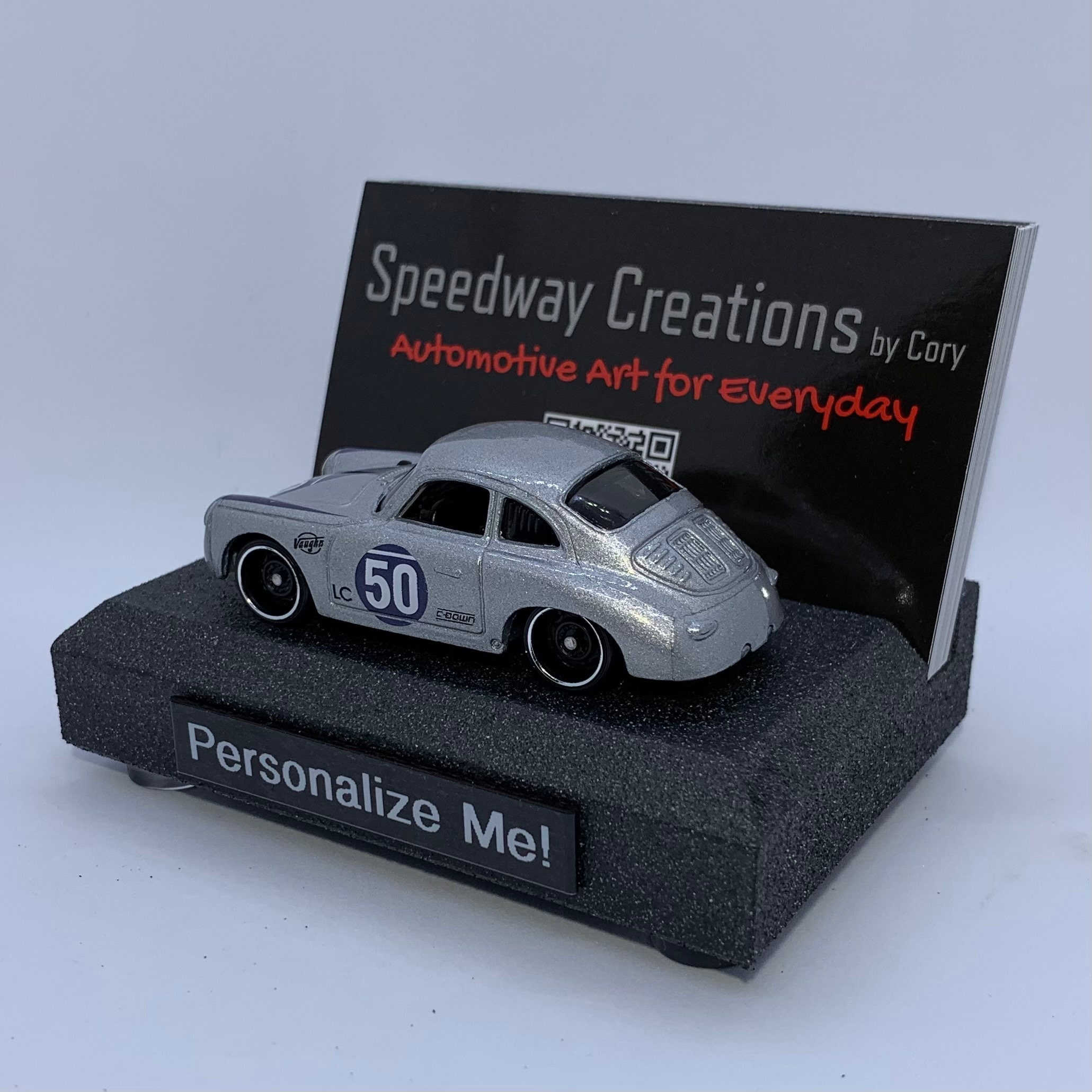 Porsche 356 Business Card Holder Automotive art for your Etsy