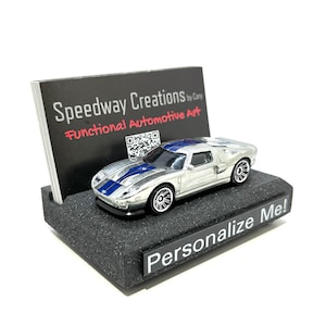 Porte-cartes de visite GT40 - Cadeau GT40 pour le bureau, le bureau ou l'espace de travail - Un accessoire GT40 personnalisé unique !