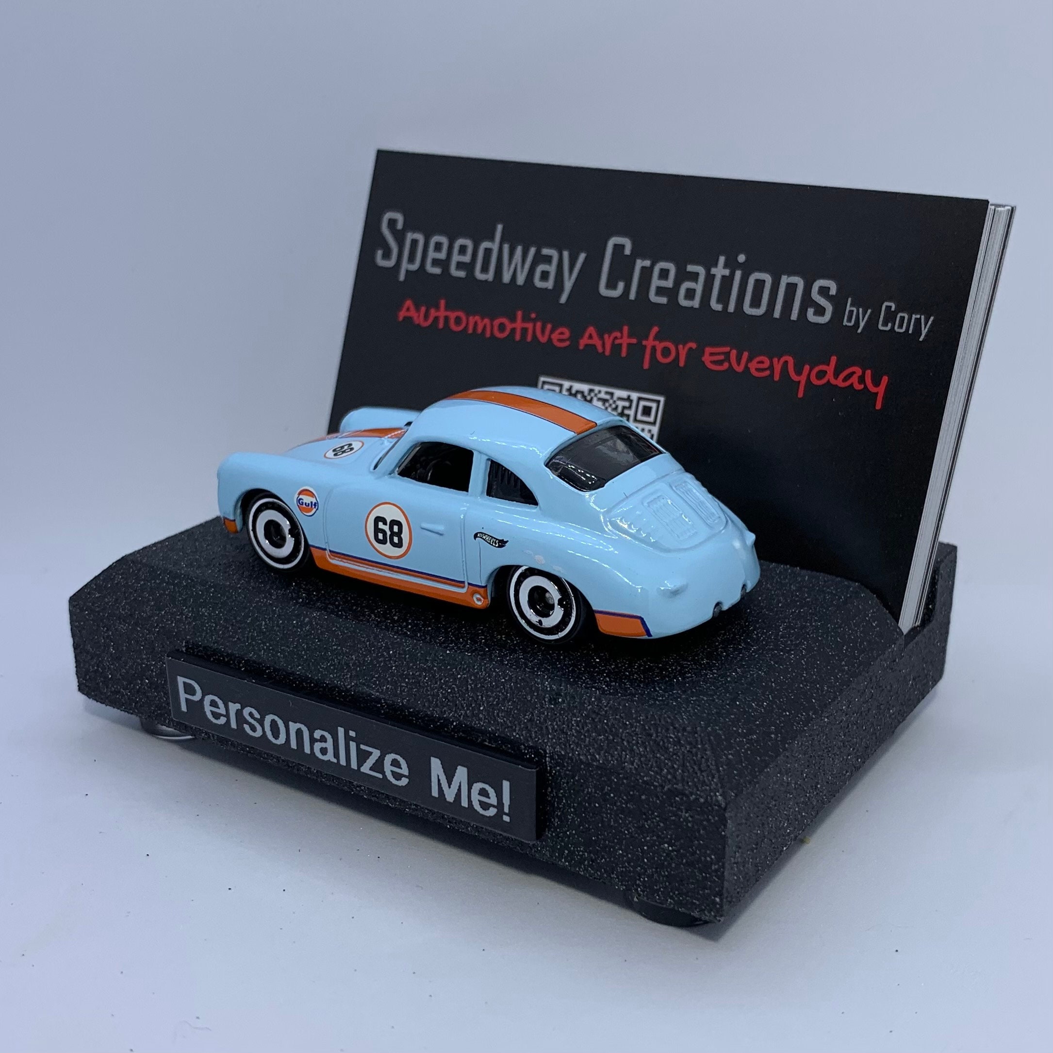 Porsche 356 Business Card Holder Automotive Art for Your Etsy