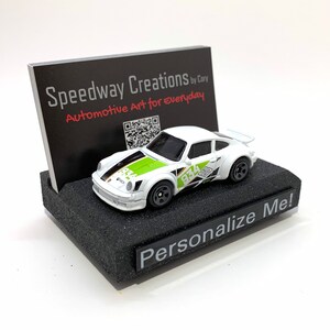 Porte-cartes de visite 911 934 Turbo RSR - Accessoire 911 personnalisé pour votre bureau, bureau ou espace de travail - Cadeau personnalisé 911 turbo !