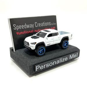 Porte-cartes de visite pour camion Tacoma - oeuvre d'art 4x4 tout-terrain pour votre bureau ou votre entreprise - Cadeau personnalisé unique pour camion Tacoma - Accessoire Tacoma
