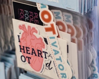 Sticker Packs, OT Edition I & II, Student Pack, and Clinical Instructor Pack