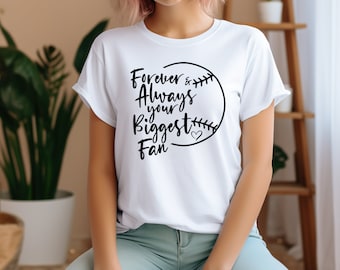 Baseball Mom SVG | Forever Fan Shirt Design (Digital Download)