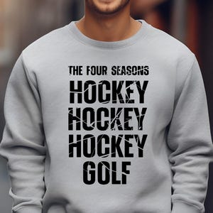 Quatre saisons : Hockey svg | Svg joueur de hockey et de golf | Fichier de hockey Cricut | Svg hockey | Fichiers en détresse pour Cricut | TÉLÉCHARGEMENT NUMÉRIQUE