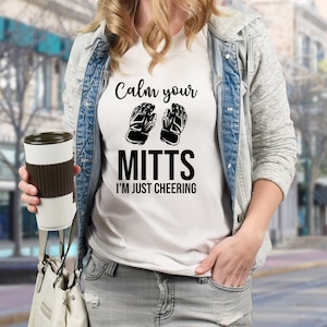 Hockey Mom SVG | Calm Your Mitts Svg Cut File | Hockey svg | DIGITAL DOWNLOAD